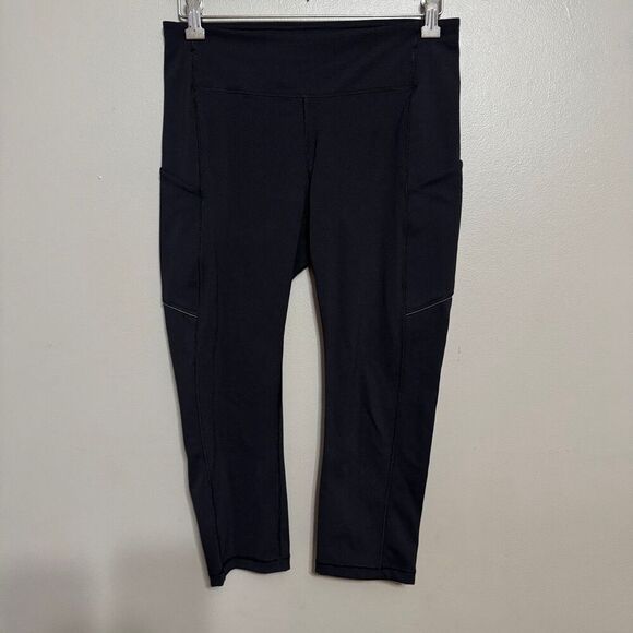 Lululemon Speed Up Crop (21") Black size 8 - Picture 2 of 7